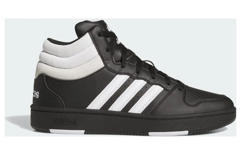 Adidas HOOPS MID CLASSIC SCHOENEN Core Black / Cloud White / Orbit Grey (KI1035)