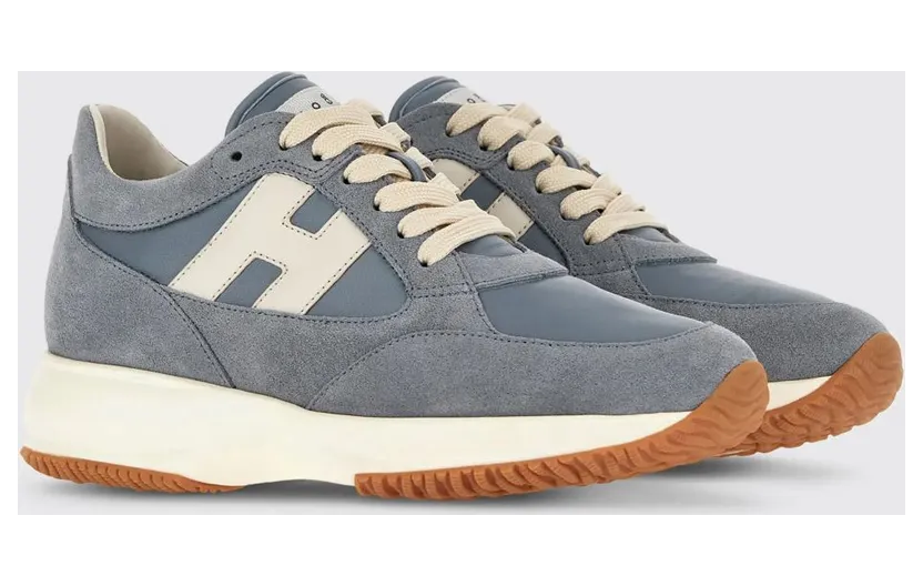Hogan Interactive Suede Sneakers Blue (HXW7130GC60UHC0RVL)