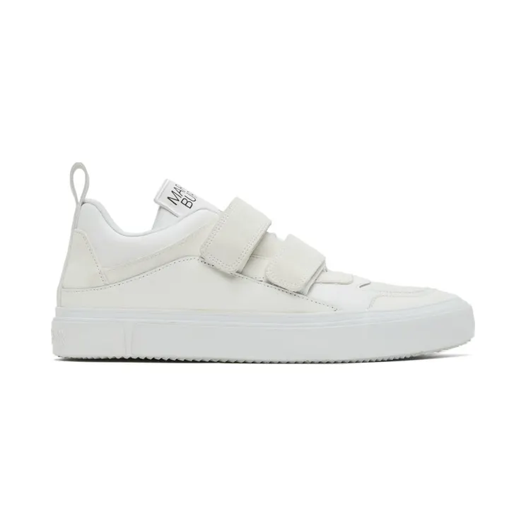 Marcelo Burlon County of Milan Leather Strap Logo “White” (CMIA095F21LEA0010100)