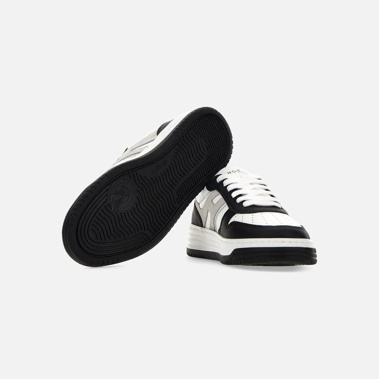 Sneakers Hogan H630 Black White (HXM6300EU50ODZ0001) (4)