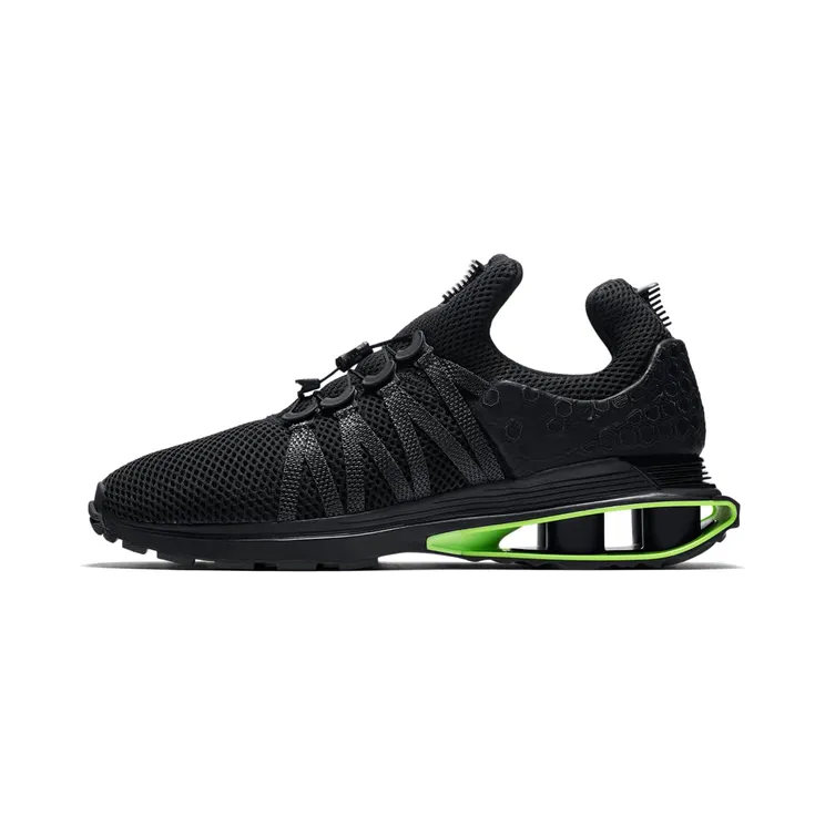 Nike Shox Gravity Luxe Black Green Strike