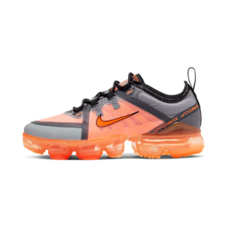 Nike Air VaporMax 2019 “Dark Grey / Wolf Grey / Black / Total Orange” (AJ2616-013)