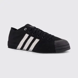 Y-3 Nizza Lo Sneakers in Canvas Black (KK3709)