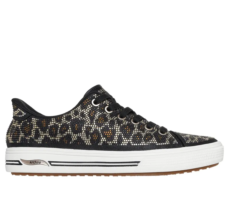 Skechers Arch Fit Arcade – Dazzle You CM “Black / Leopard” (177219BKLD)