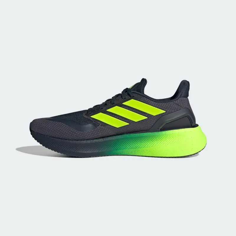 Adidas Pureboost 5 Running Shoes Aurora Ink / Lucid Lemon / Grey Strata (JH6446)