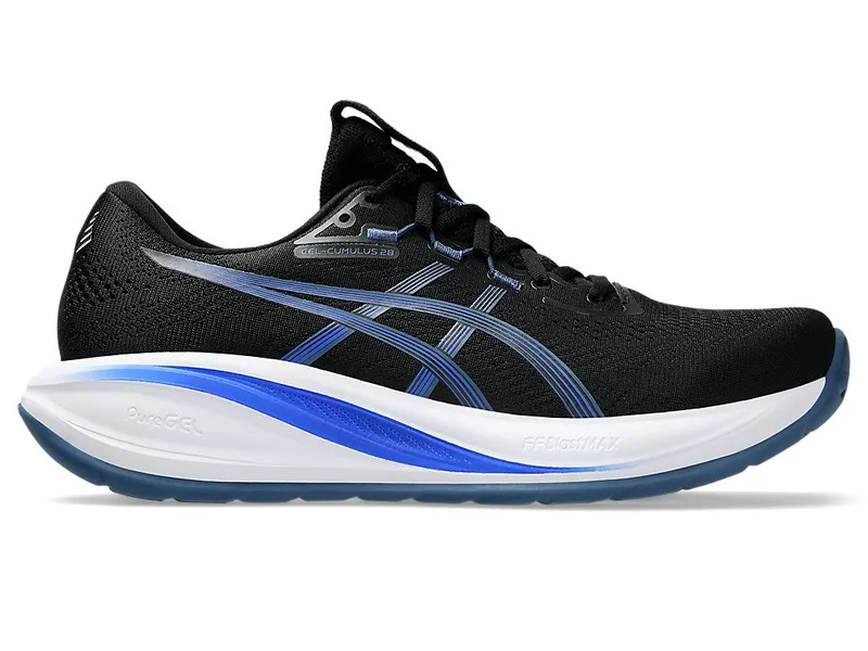 ASICS GEL-CUMULUS 28 “Black / Neon Blue” (1011C143-006)