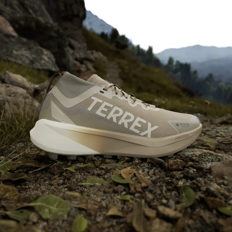 adidas Terrex Agravic Gore-Tex Trail Blanch Cargo Alumina Putty Beige (JR1507)