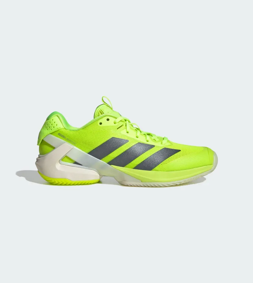 Adidas Adizero Ubersonic 5 Clay Tennis Shoes Lucid Lemon / Iron Metallic / Cloud White (IH8107)