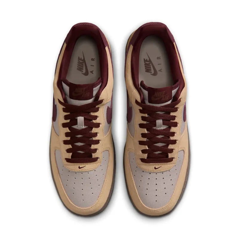 Nike Air Force 1 Low ’07 Premium “Linen Moon Particle Burgundy” (IQ3408-286)