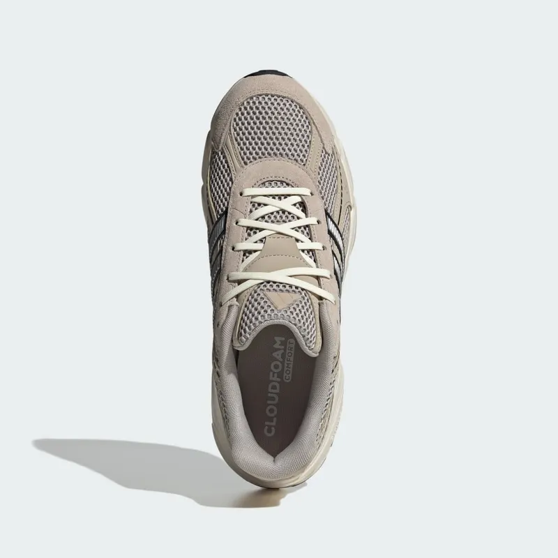 Adidas TECHNOCHAOS 2000 Shoes Light Brown / Matte Silver / Wonder Beige (KI7031)