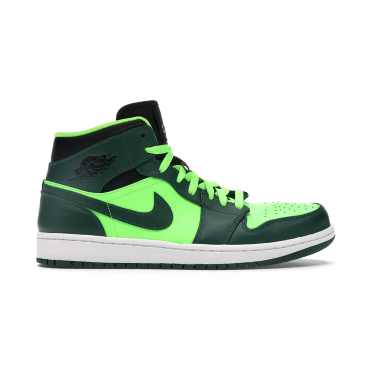 Air Jordan 1 Mid Gorge Green (554724-330)