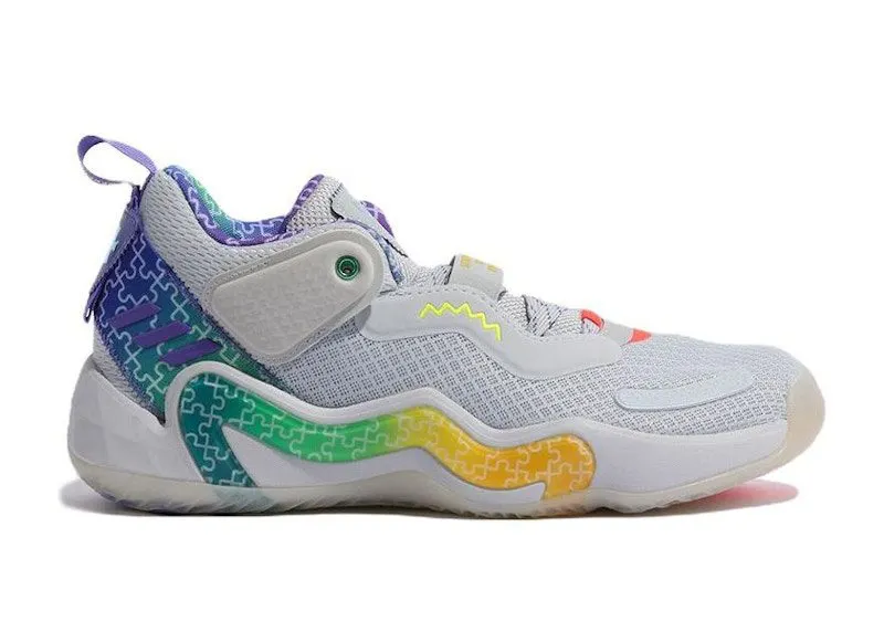 adidas D.O.N. Issue #3 Grey Rainbow (GW3645)