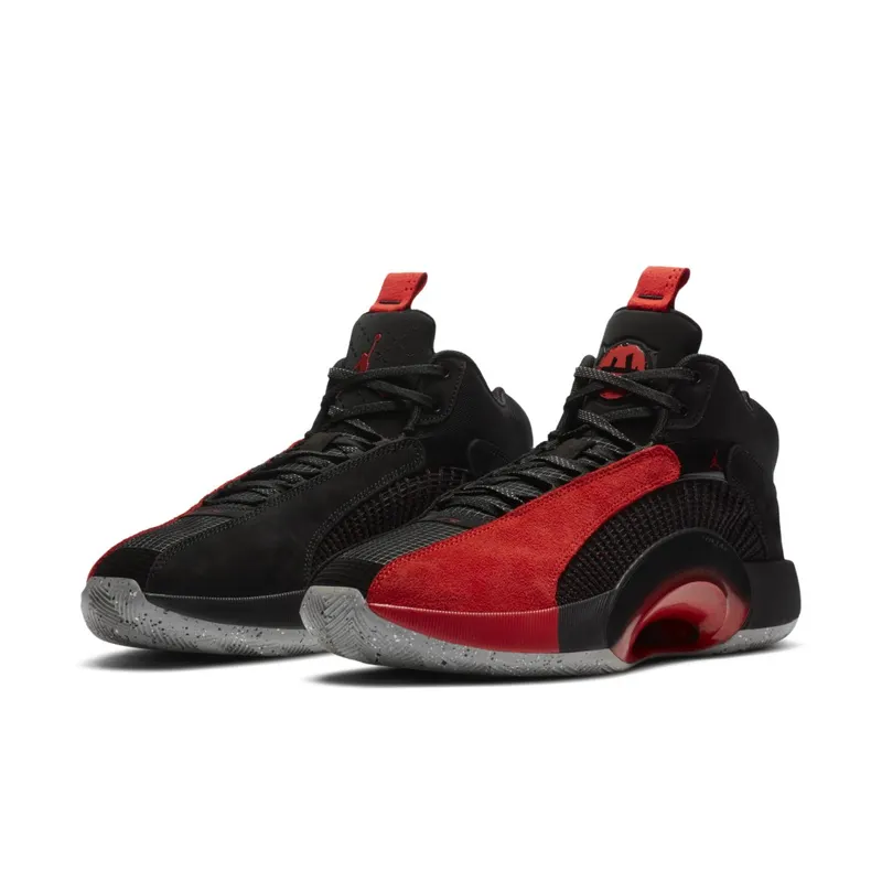 Jordan XXXV Warrior Black/University Red-Cement Grey (DA2625-600)