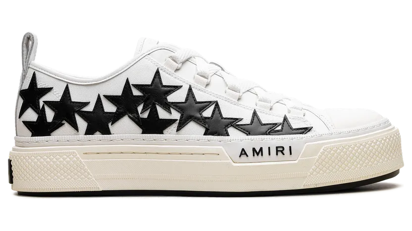 Amiri Stars Court Low “WHITE / BLACK” (PXMFS004-111) (5)