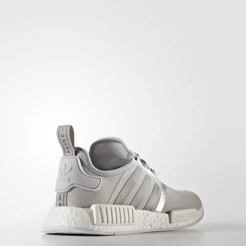 adidas NMD R1 Silver Metal (W) Silver/White (S76004)