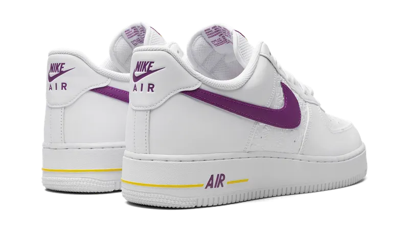 Nike Air Force 1 Low EMB “Bold Berry Lakers” (FJ4209-100)