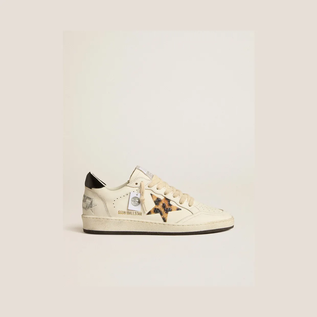 Golden Goose Women’S Ball Star With Leopard-Print Star Embellished With Swarovski Crystal (GWF00117.F005218.11671)