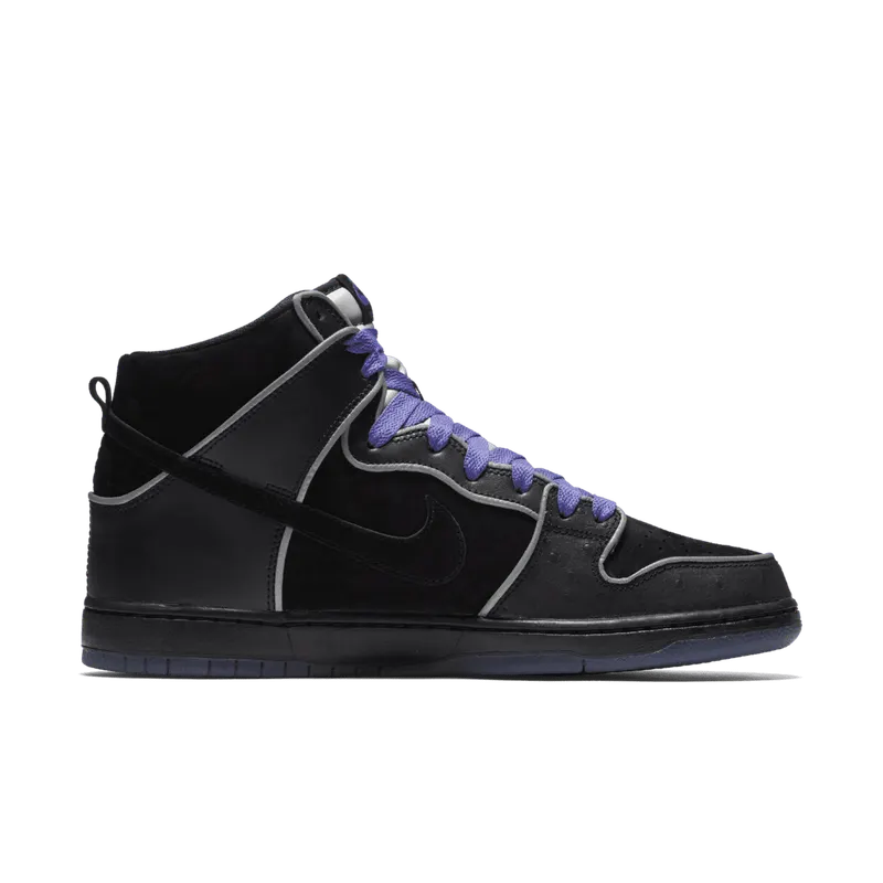 Nike Dunk SB High Black Purple Box Black/Black-White-Purple Haze (833456-002)
