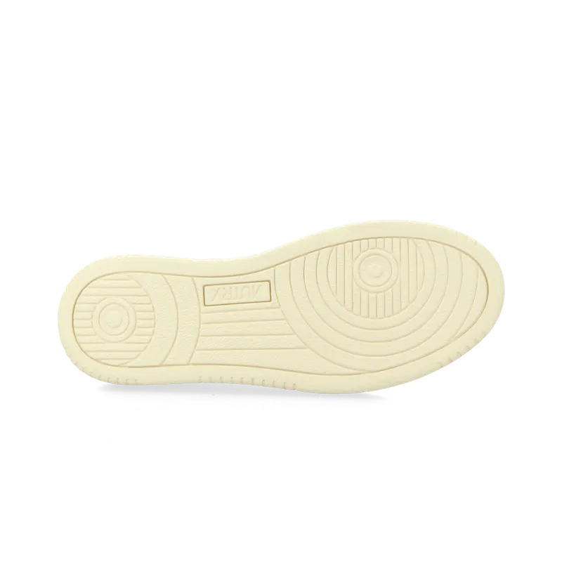 Autry Medalist Low W (leat / suede white / bud green) – AULWLS65