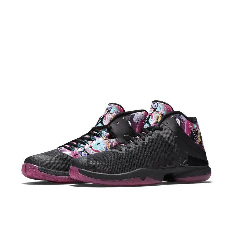 Jordan Super.Fly 4 PO Chinese New Year (2016) Black/Black-Dynamic Pink (840476-060)