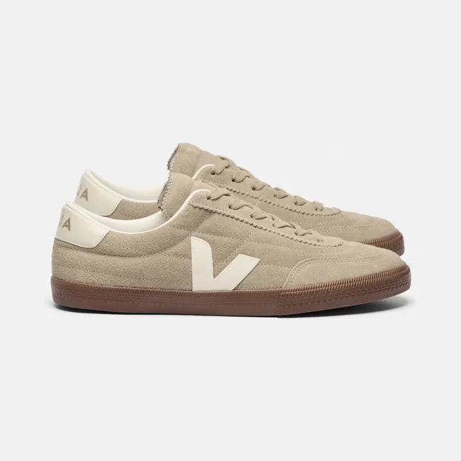 Veja Panenka Low-Top Suede Sneakers with Contrasting Logo Brown (FU0320901B)