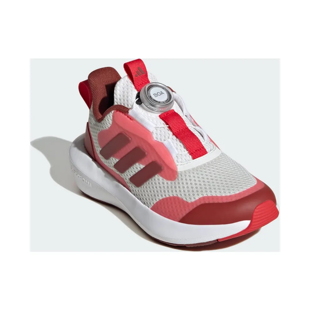 Adidas Fortarun 3.0 Boa Shoes Kids Core White / Preloved Ruby / Pure Ruby (JP5803)