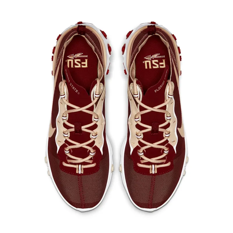 Nike React Element 55 FSU Team Maroon/White-Team Gold (CK4838-600)