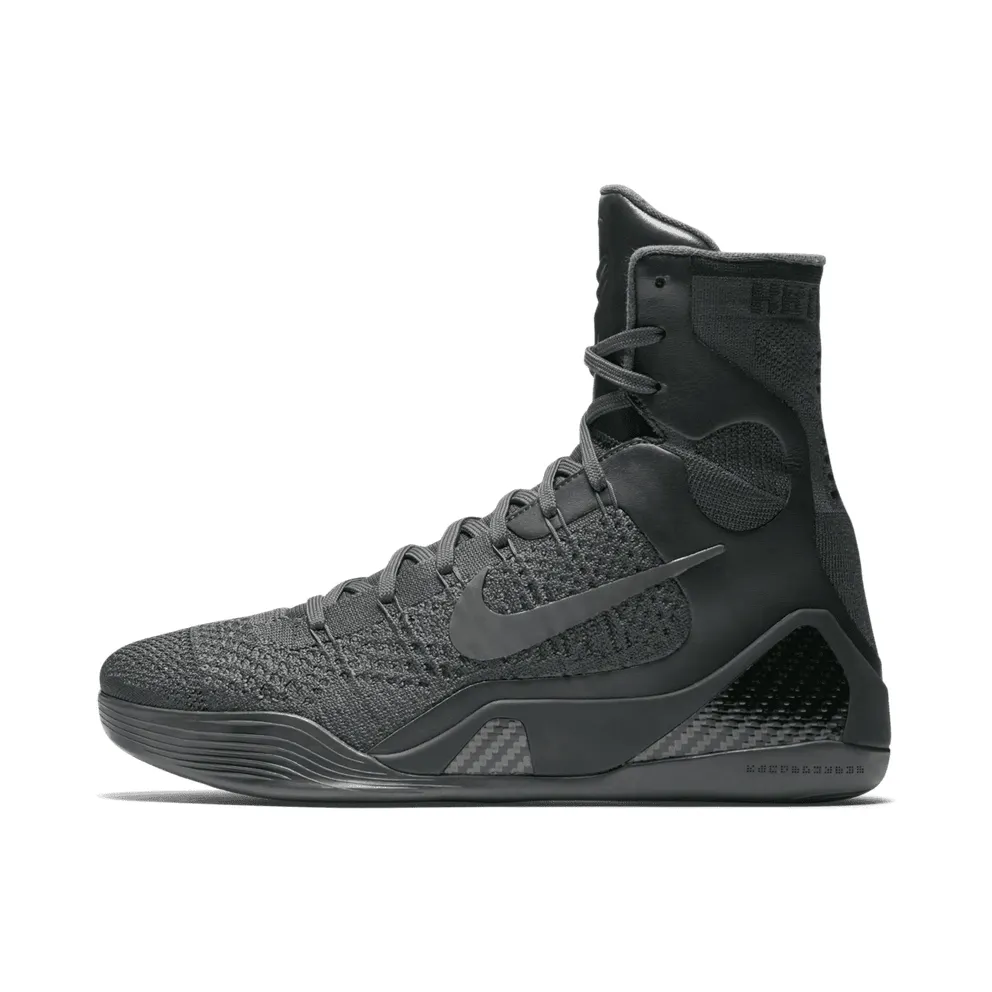 Nike Kobe 9 Elite Black Mamba Collection Fade to Black Anthracite/Anthracite (869455-002)