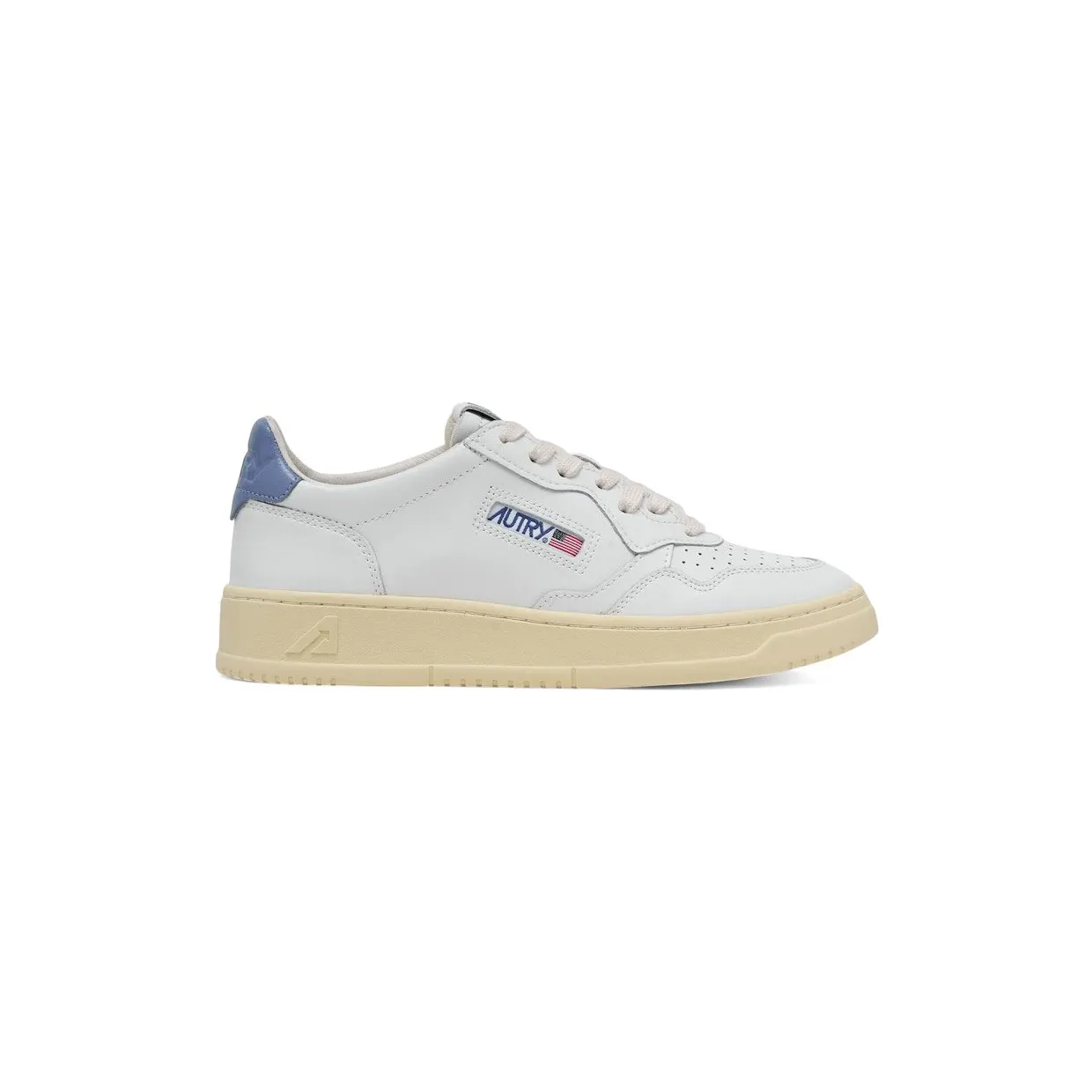 Autry Medalist Leather Low White Tempest (AULW-LL89)
