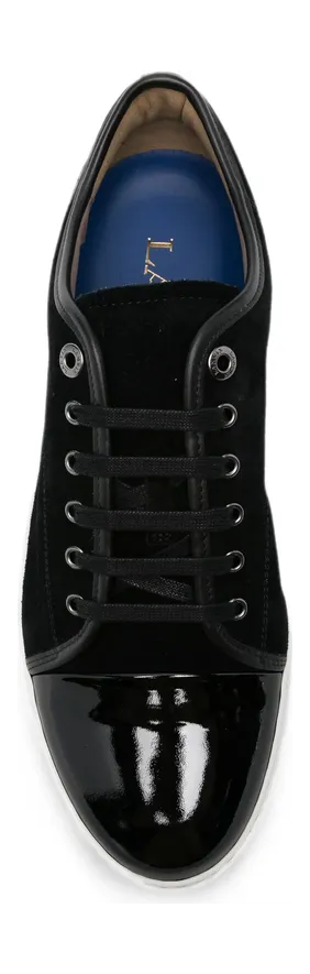 Lanvin DBB1 Patent-toe Suede “Black” (FM-SKDBB1 VBAL-P15- 10) (4)