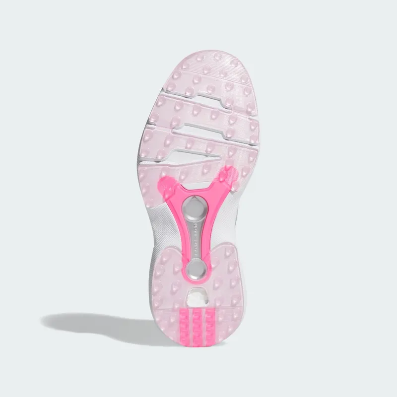Adidas MC70 SPIKELESS Golf Shoes Cloud White / Silver Metallic / Lucid Pink (HP7085)