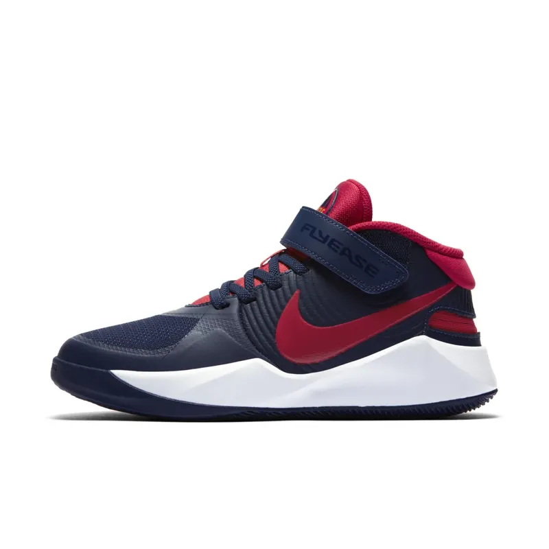 Nike  Team Hustle D 9 FlyEase Midnight Navy (GS) Midnight Navy/White/Saffron Quartz (BV2952-400)