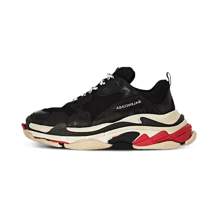 Balenciaga Triple S Black White Red (W) (2017) (524037-W09O1-1000)