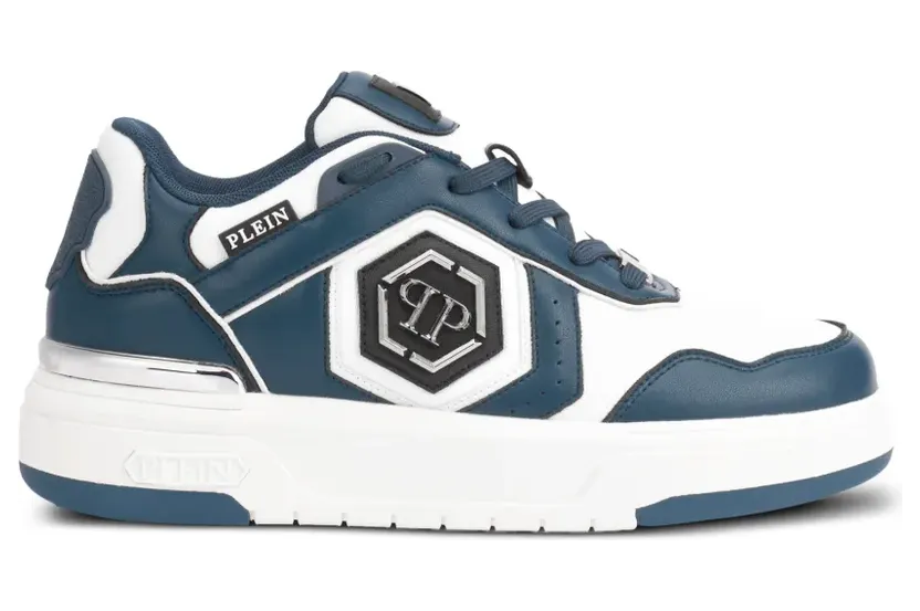 Philipp Plein SK8R low-top sneakers met logo – Wit (SAFSUSC0925PTE003N)