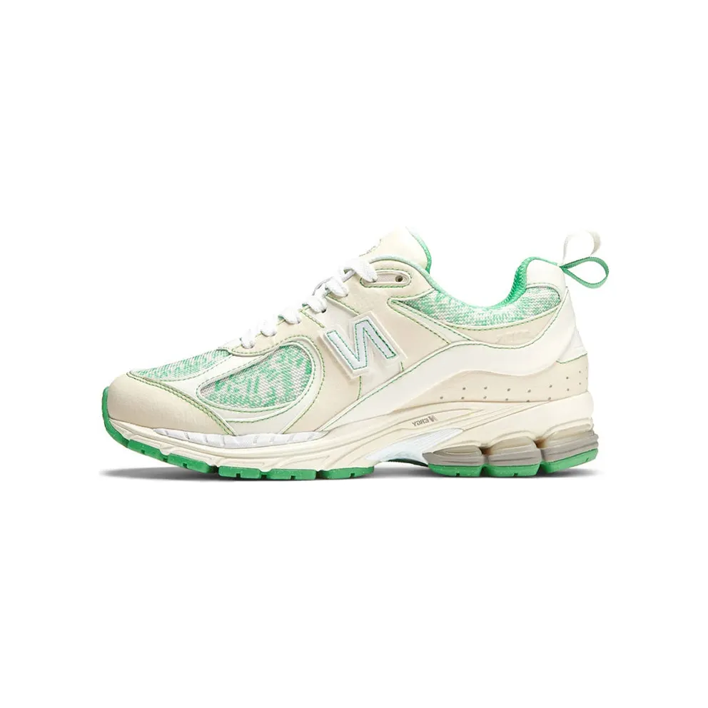 New Balance 2002R GANNI Turtledove – “Cream / Green” (M2002RGC)
