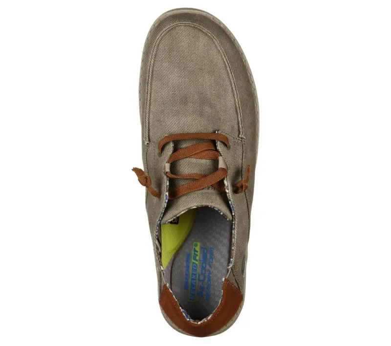 Skechers Relaxed Fit: Melson – Planon Sneaker Taupe