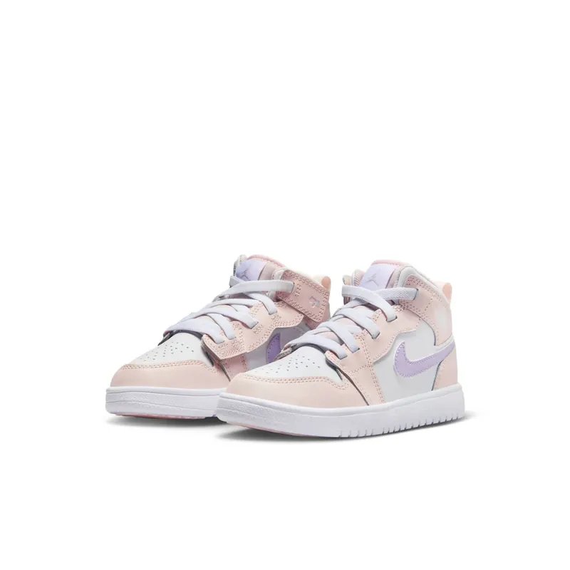 Jordan 1 Mid ALT Pink Wash White Violet Frost (FQ1311-601)