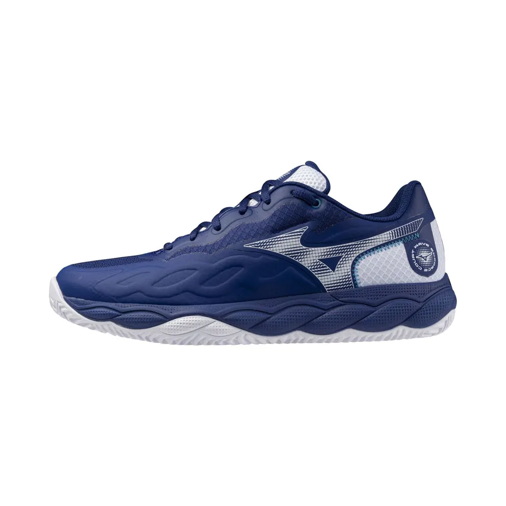 Mizuno Wave Enforce Court CC Bellwether Blue White Fjord Blue (61GC243515)