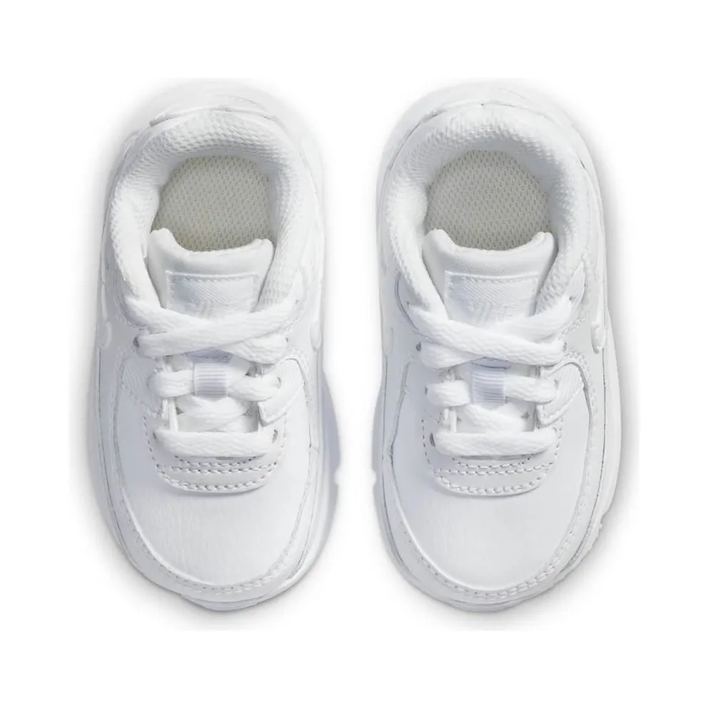 Nike Air Max 90 Leather Triple White (TD) White/Metallic Silver-White-White (CD6868-100)