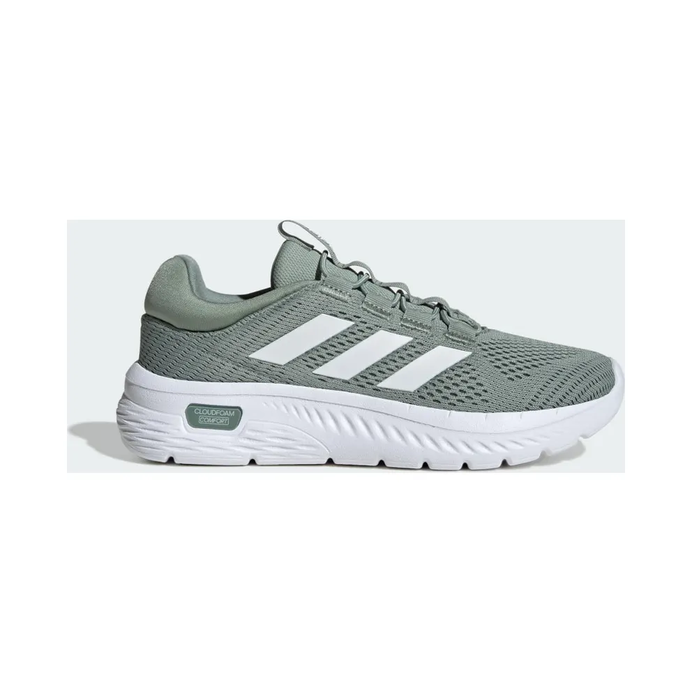 Adidas Cloudfoam Comfy Elastic Silver Green / Cloud White / Silver Green (JR5514)