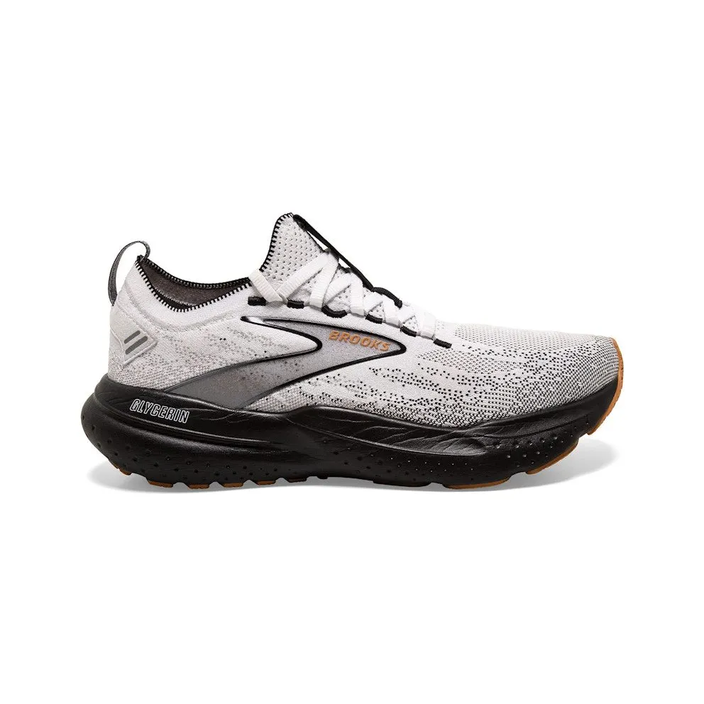 Brooks Glycerin StealthFit 21 White Grey Black (110421-1D-135)