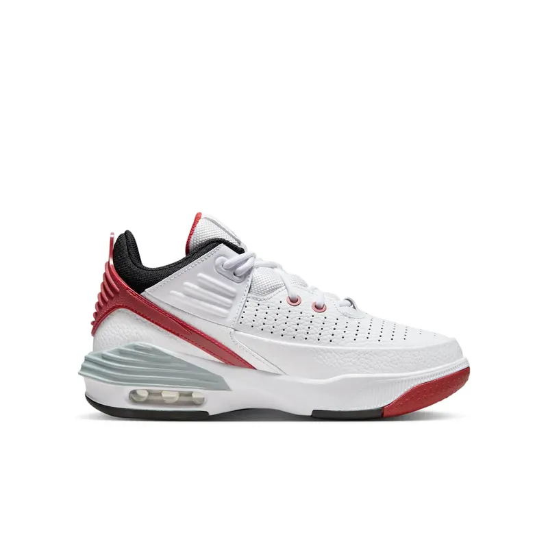 Jordan Max Aura 5 White Varsity Red Wolf Grey Black (DZ4352-101)