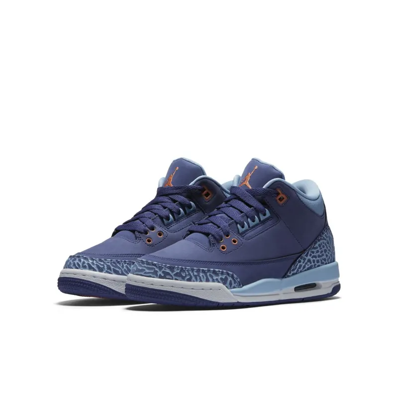 Jordan 3 Retro Purple Dust (GS) Purple Dust/Atomic Pink-Blue Cap (441140-506)