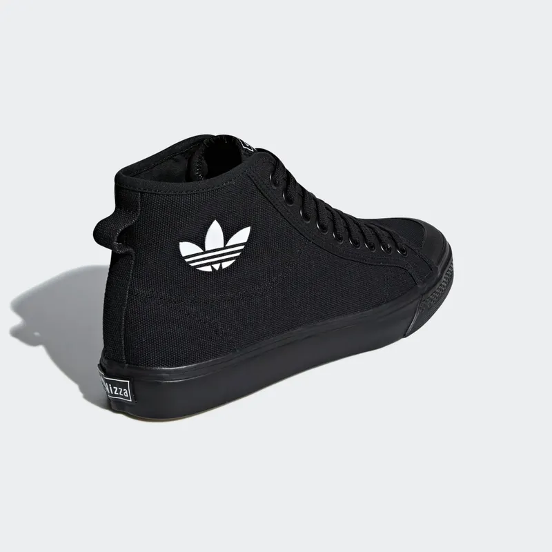 adidas Nizza Hi Core Black Core Black/Core Black/Cloud White (B41651)