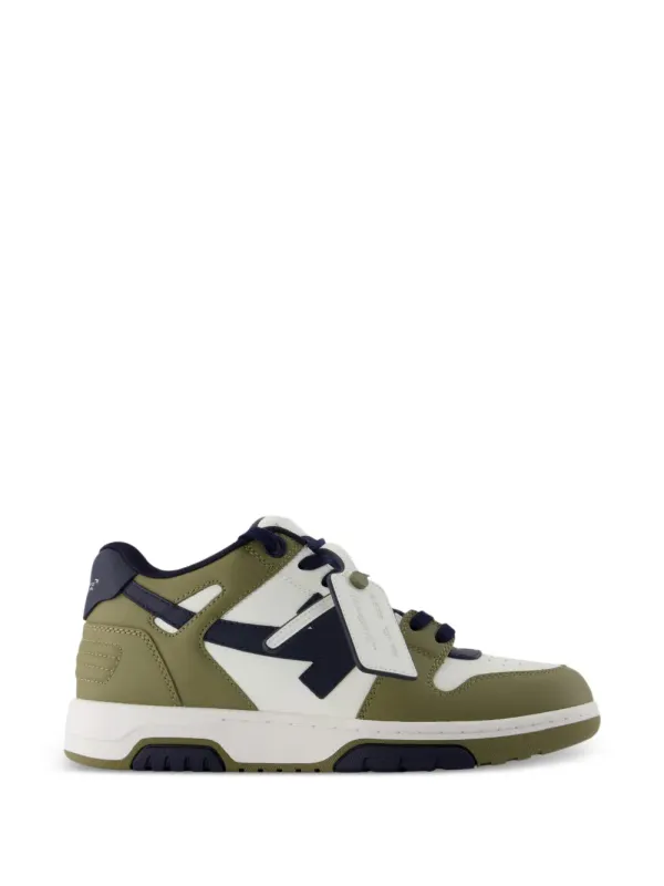 Off-White Out of Office – Green (OMIA189S26LEA003)