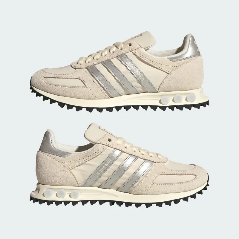 Adidas LA TRAINER OG Shoes Wonder White / Silver Metallic / Off White (KI8924)