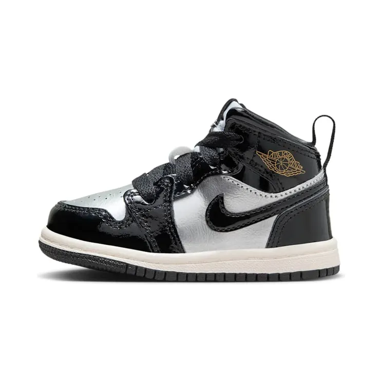 Jordan 1 Mid SE TD “Black Metallic Silver Sail Metallic Gold” (FZ3939-001)