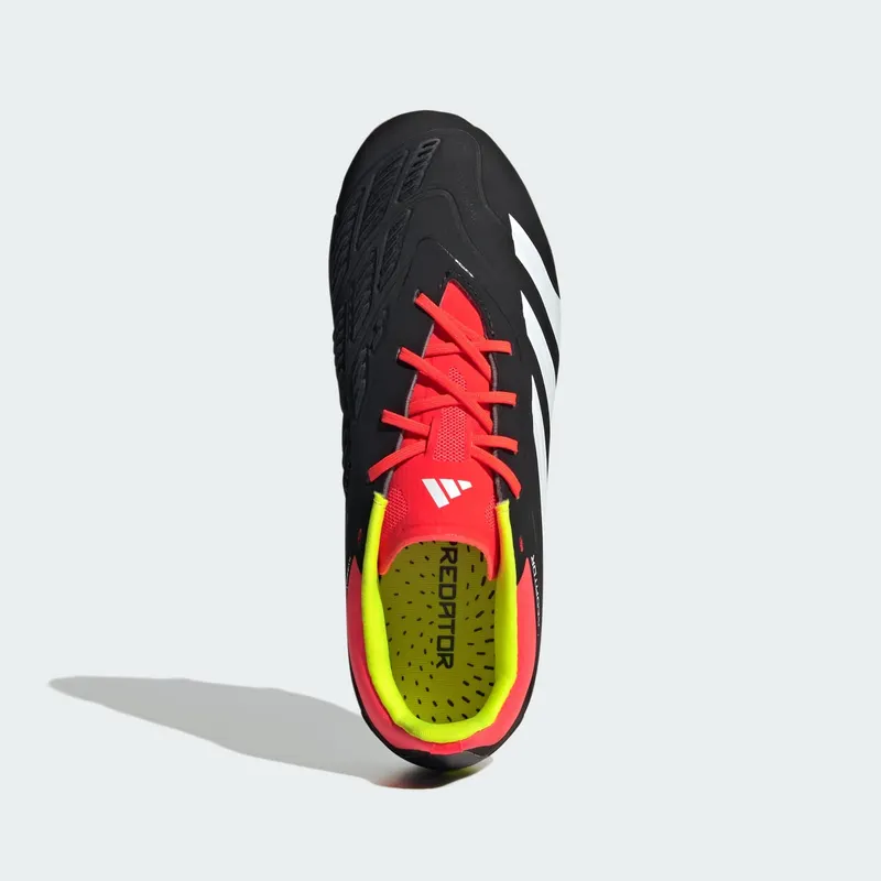 adidas Predator 24 Elite FG Core Black Cloud White Solar Red (IG7746)