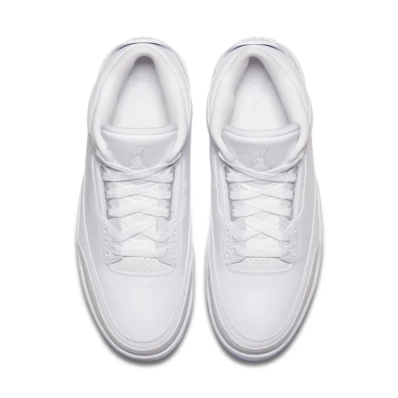 Jordan 3 Retro Pure White (2018) White/White-White (136064-111)