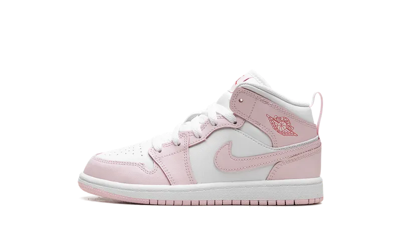 Jordan 1 Mid PS “Pink Foam Fire Red White” (DQ8424-608)